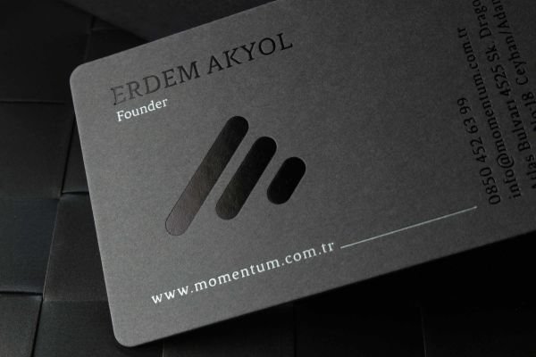 Momentum - Fantazi Gri Kağıt - Yaldız Baskı - Dubleks Sıvama