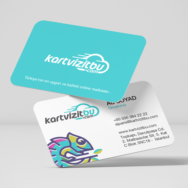 Çift Yüz Baskı Kabartma Laklı Kartvizit 350 gr Kuşe (Standart) - Çift Yön, Rekli Baskı - Çift Yön Kabartma Laklı - 1000 Adet - Çift Yön Mat Selefon