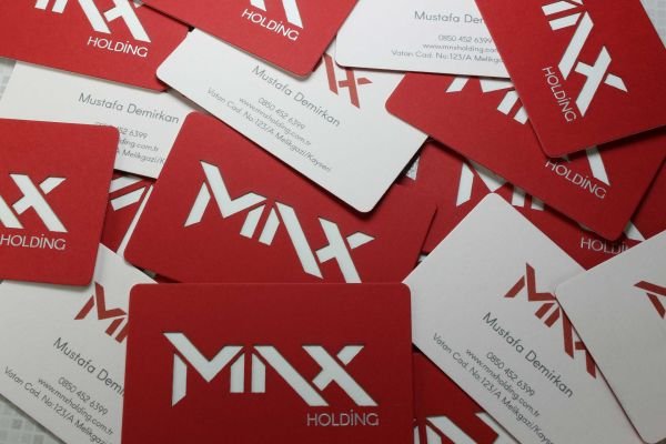 MNX Holding - Fantazi Kırmızı + Beyaz Kağıt - Yaldız + Renkli Baskı - Lazer Kesim - Dubleks Sıvama